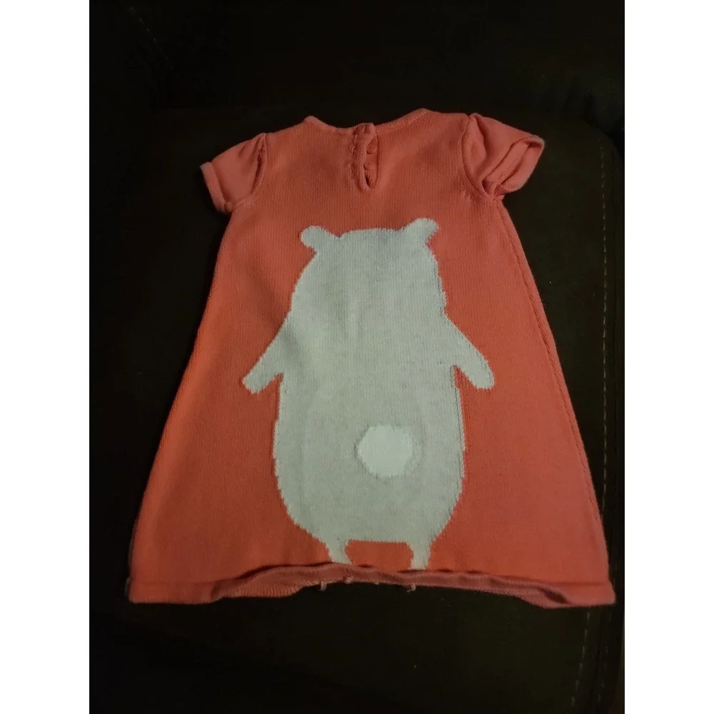 Woodland wonder bear sweater dress‎ size 18 24 months